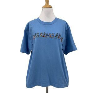 Vintage Prairie Mountain Grand Canyon Tee Womens L Large Blue Short Sleeve Shirt